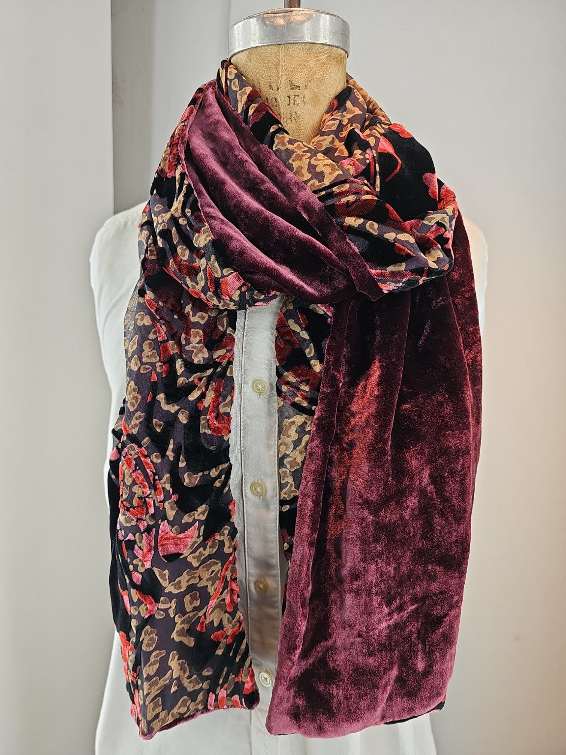 Merlot Bloom Scarf