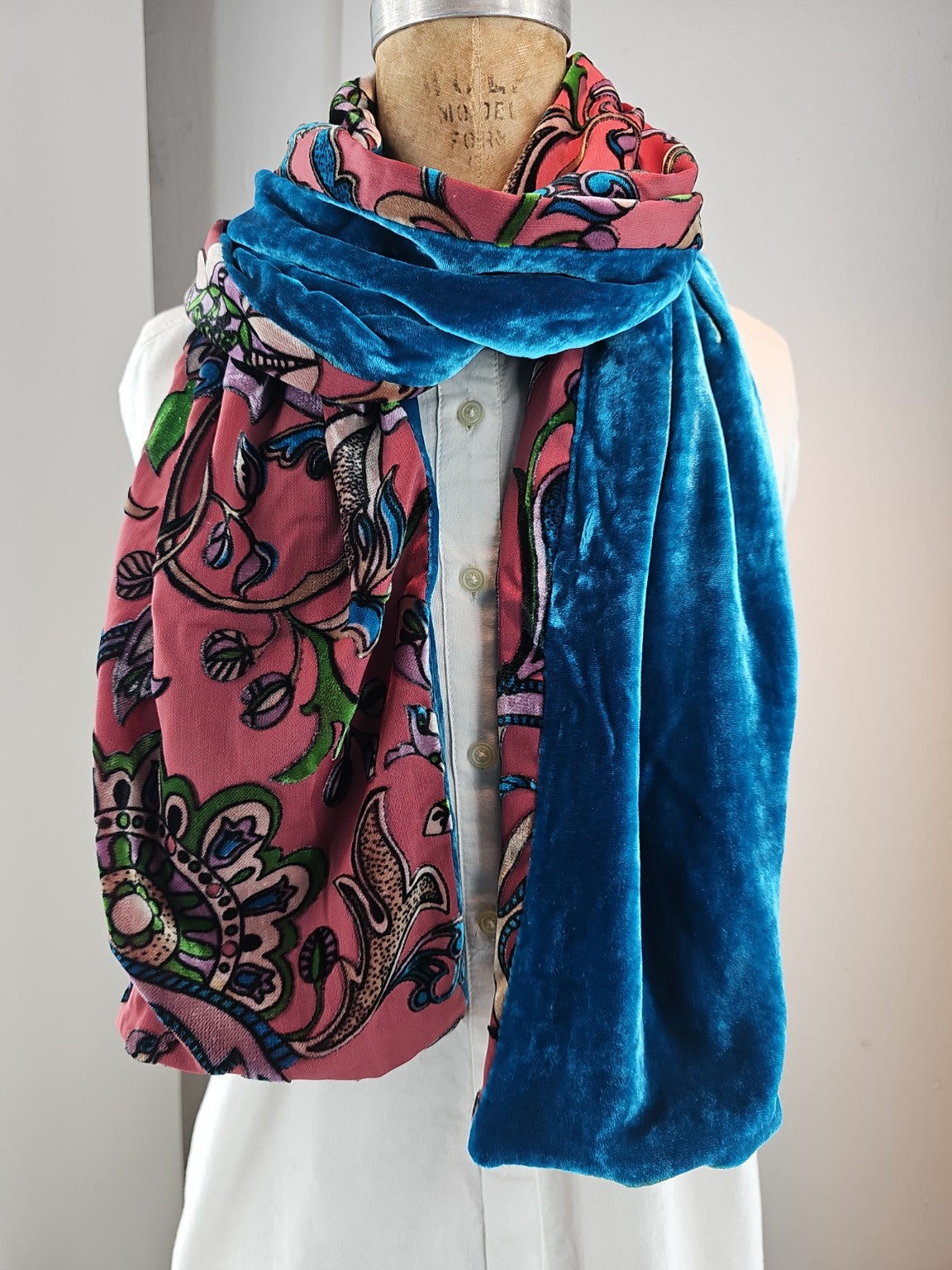 Persian Azure (Velvet Tapestry with Sapphire Back)