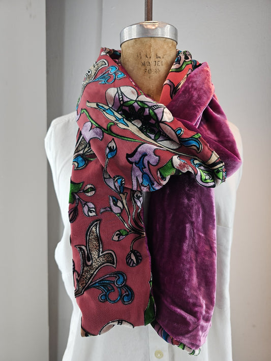 Persian Orchid (Dual Velvet Tapestry Design)