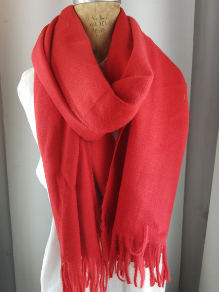 Red shawl, Cashmere Blend