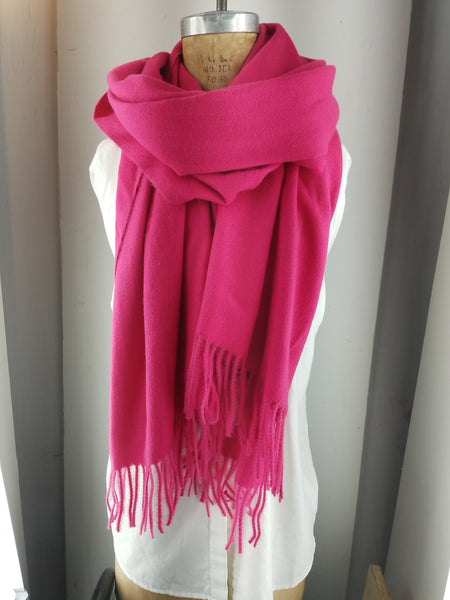 fuchsia shawl, Cashmere Blend