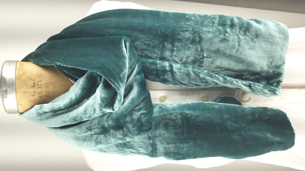 Solid Cedar Silk Velvet Scarf